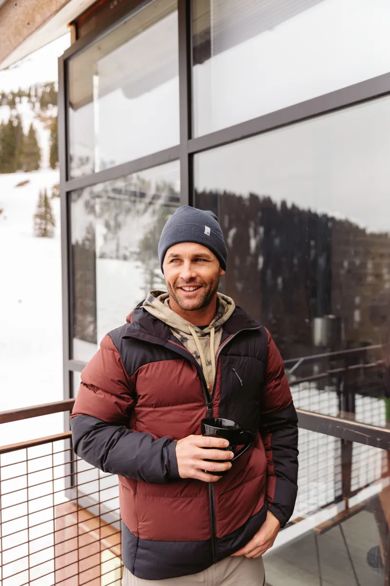 Artilect Mens High AF Down Stretch Parka Amaranth / Black-8